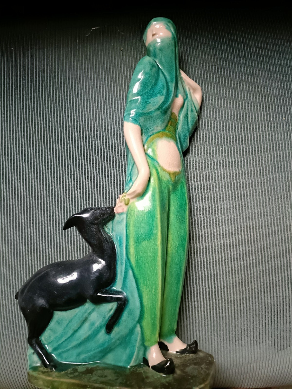 Beeld keramiek Geneviève Granger Art deco, Ophalen of Verzenden