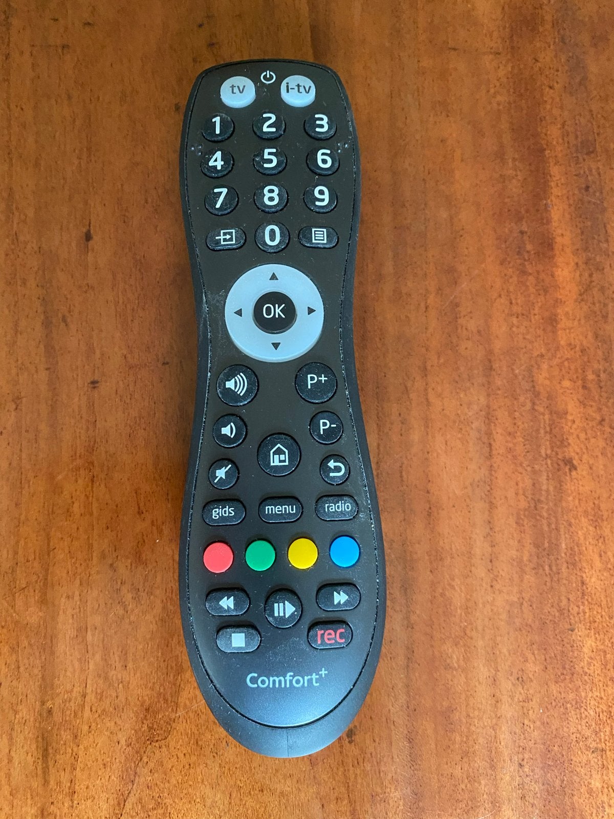 KPN Comfort+ afstandsbediening voor TV en iTV, Audio, Tv en Foto, Afstandsbedieningen, Ophalen of Verzenden, Gebruikt, Origineel