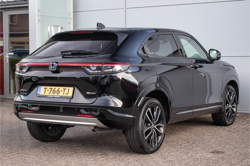 Honda HR-V 1.5 e:HEV Advance Dealerond. | Carplay | 1e eig., Auto's, Honda, 12 maanden, Euro 6, Leder en Stof, Zwart