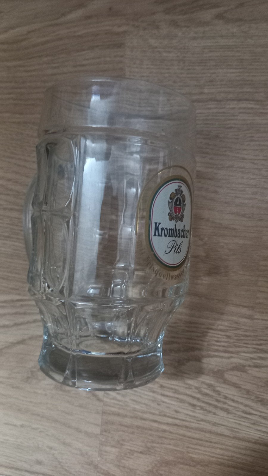 Krombacher Pils Bierpul - Zo goed als nieuw, Ophalen of Verzenden, Zo goed als nieuw