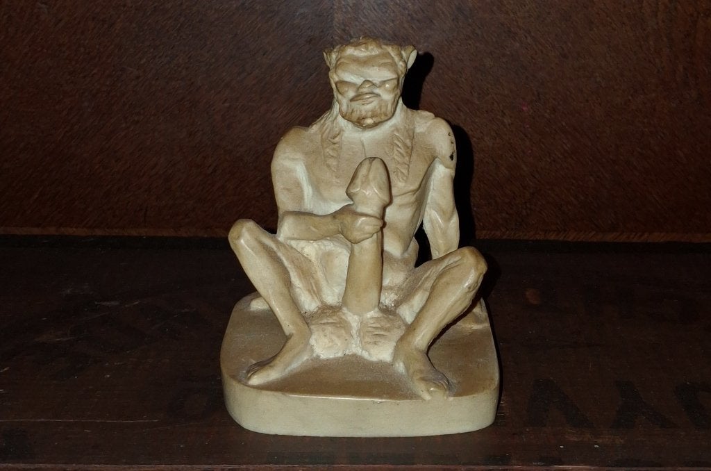 Satyr Pan beeld Talisman Charm Amulet Voorspoed Geluk Bosgod, Ophalen of Verzenden