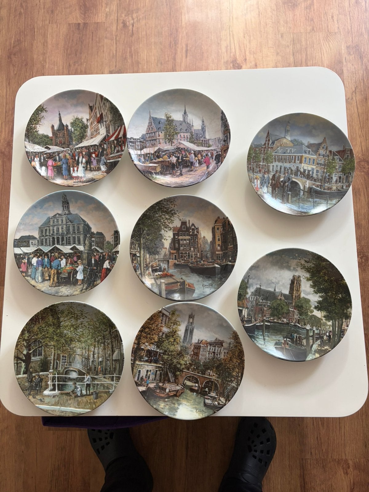 Serie Grachten van Holland en Markten Holland., Antiek en Kunst, Ophalen