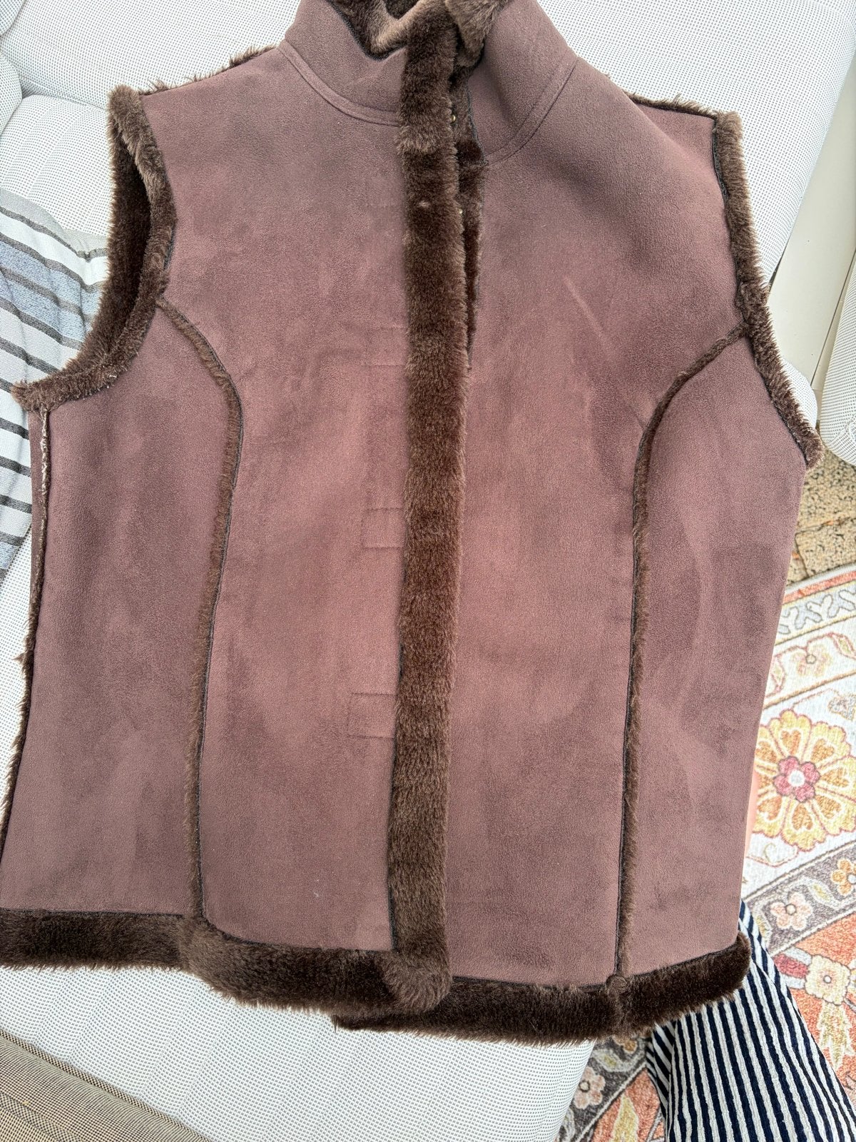 John Lord Bruin Gilet Maat 38/40 (M), Ophalen of Verzenden, Zo goed als nieuw, Maat 38/40 (M), Bruin