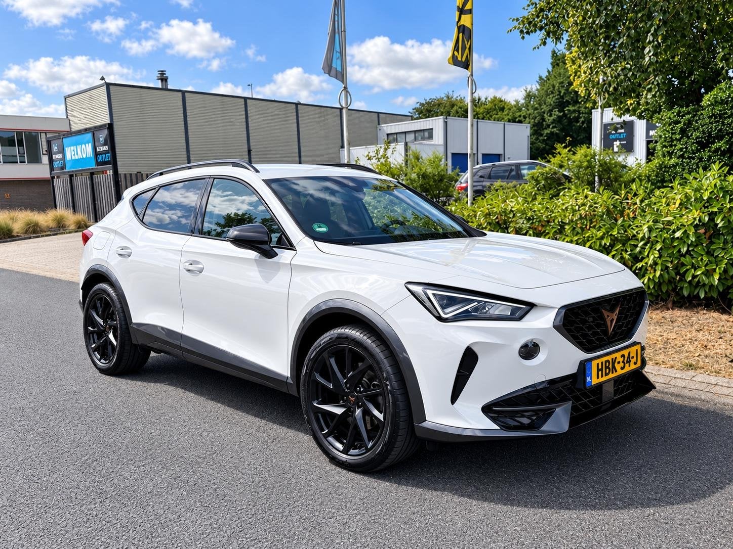 CUPRA Formentor 1.4 TSI e-Hybrid 204PK Leder•Navi•ACC, Auto's, Gebruikt, 4 cilinders, Formentor, Wit
