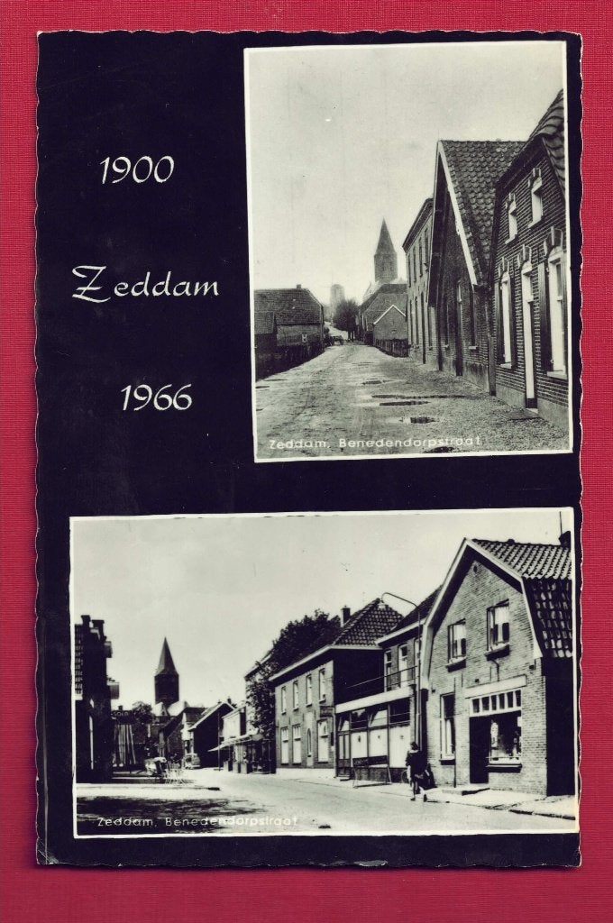 Zeddam (Gld) - 2-luik - o.a. Benedendorpstraat - '67 ('s-Hee, Ophalen of Verzenden, 1960 tot 1980, Gelopen, Gelderland