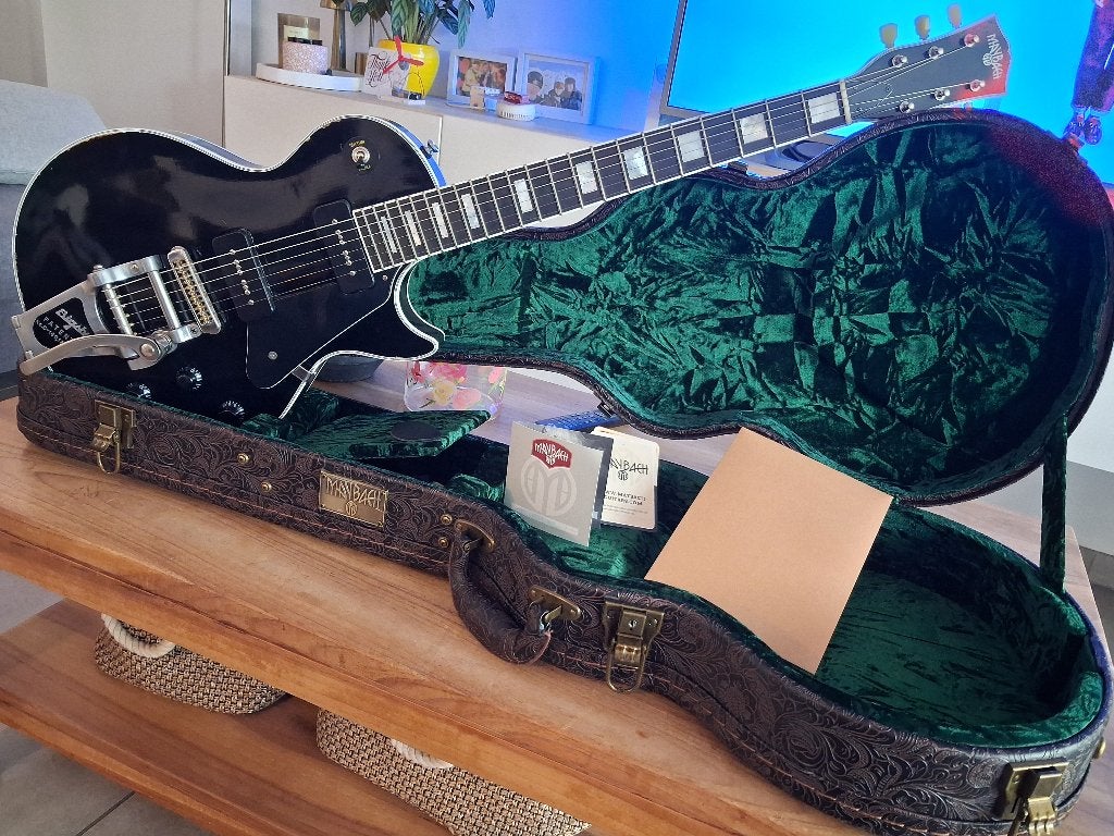Maybach light relic les paul p90 met bigsby, Ophalen, Nieuw, Solid body, Overige merken