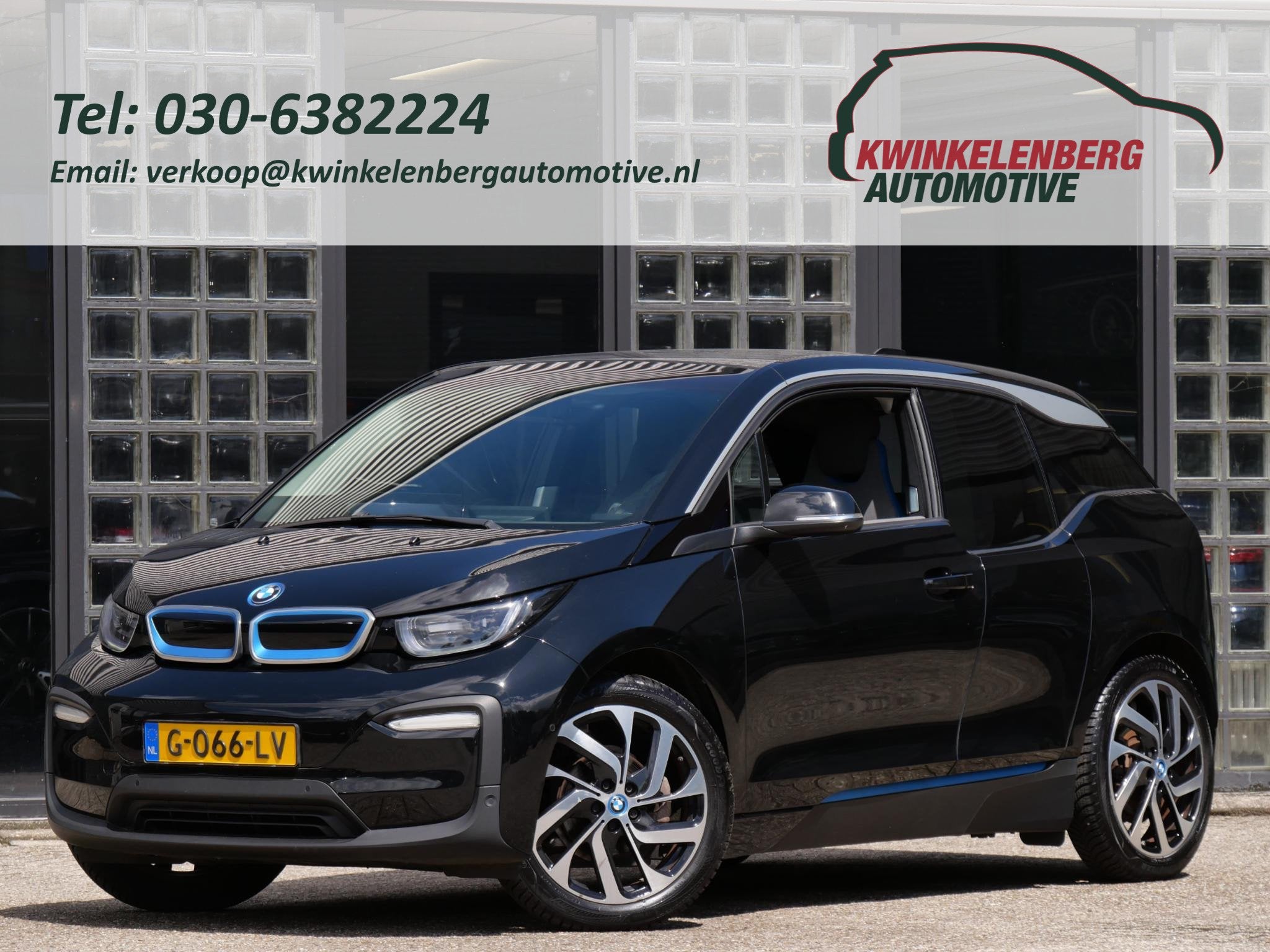 BMW i3 42kWh/ WARMTEPOMP/ CAMERA/ PDC V+A/ DAB/ SOH 87%, Automaat, 4 stoelen, 258 min, Zwart