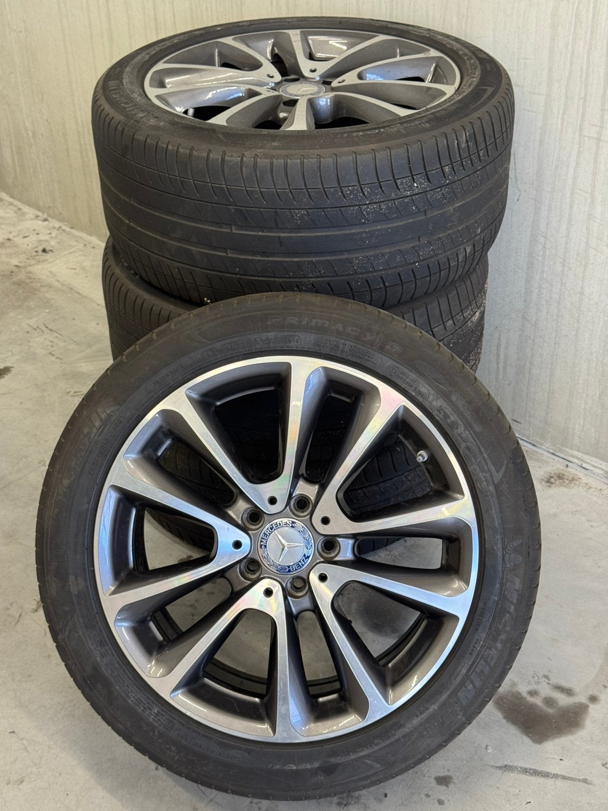 Mercedes E-klasse C-klasse velgen Orgineel, Auto-onderdelen, Banden en Velgen, Ophalen, 18 inch, Gebruikt, 275 mm