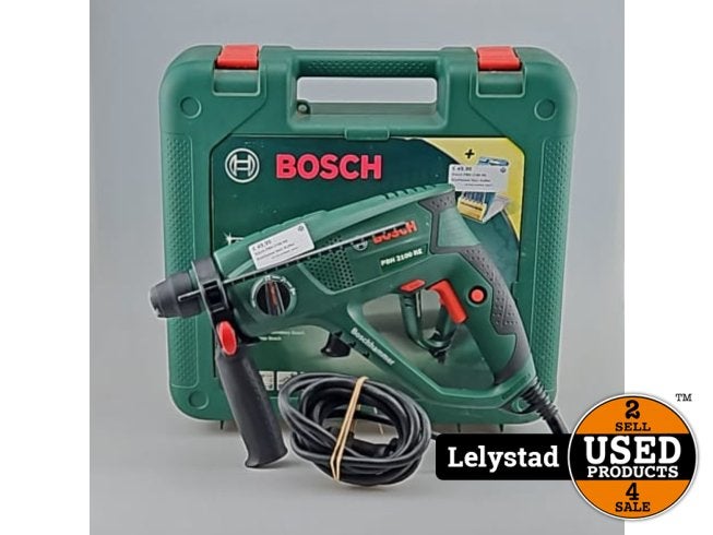 Bosch PBH 2100 RE Boorhamer Incl: Koffer, Bosch, Gebruikt, Support@bosch.com, Robert Bosch GmbH
Robert-Bosch-Platz 1
70839 Gerlingen-SchillerhÃ¶he
Germany