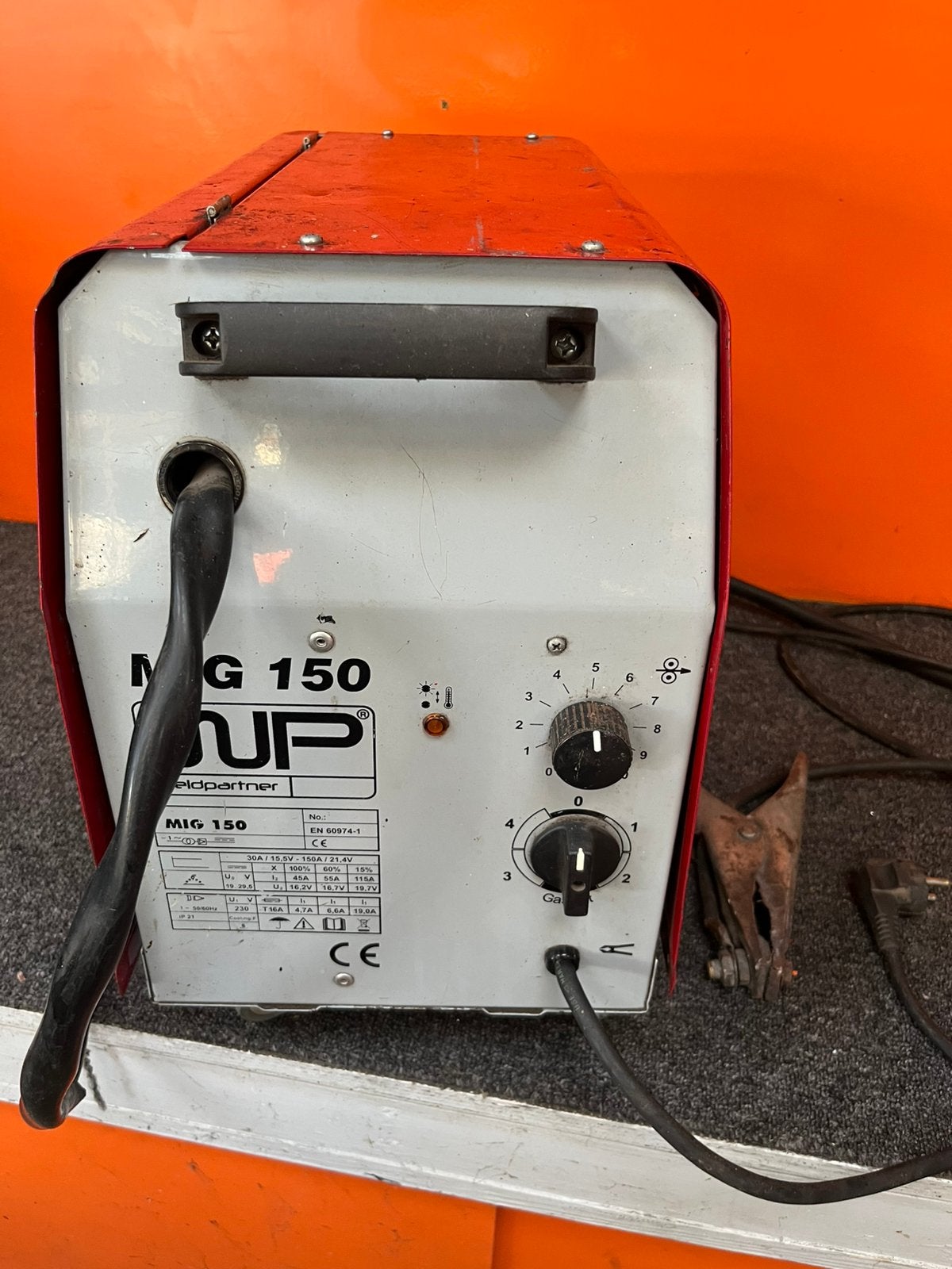 Weldpartner MIG 150 lasapparaat, Ophalen, Zo goed als nieuw, Co2