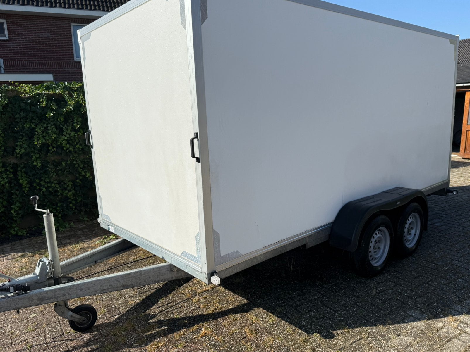 Nieuw staat ! gesloten aanhanger 400x185x180 cm, Ophalen of Verzenden, Zo goed als nieuw