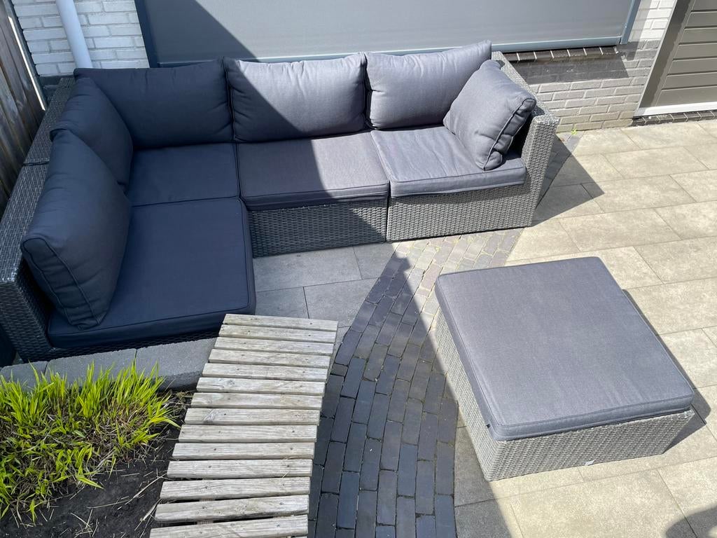 Kussens voor loungeset antraciet grijs, Tuin en Terras, Tuinsets en Loungesets, Ophalen, Zo goed als nieuw, Loungeset