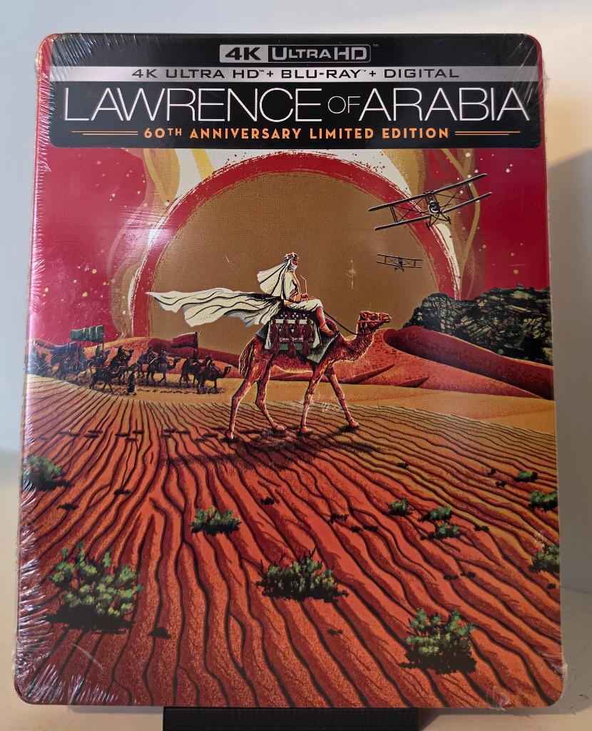 LAWRENCE OF ARABIA - Steelbook Limited Edition Blu-ray + 4K, Cd's en Dvd's, Blu-ray, Ophalen of Verzenden, Nieuw in verpakking