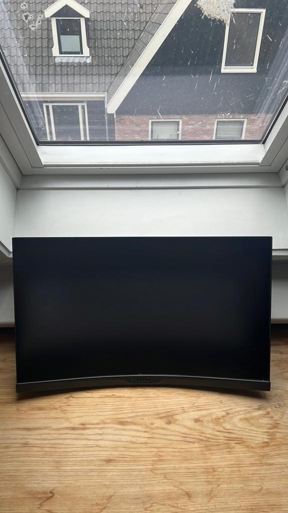 Msi curved monitor 365 hz, Ophalen of Verzenden, Zo goed als nieuw, Knikarmscherm