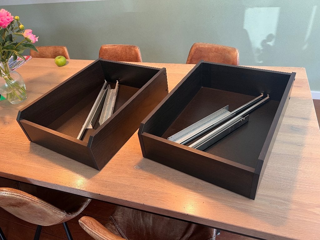 2 Ikea pax kast laden (50x58), Ophalen, Gebruikt