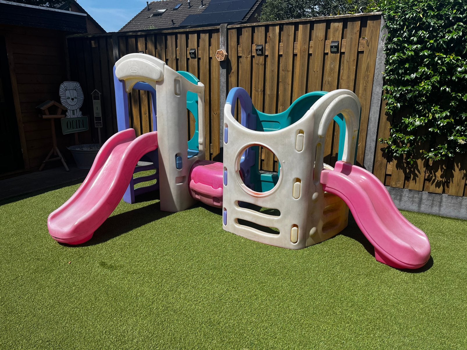 Little Tikes klimtoestel met 2 glijbanen, Kinderen en Baby's, Speelgoed | Buiten | Speeltoestellen, Ophalen, Gebruikt