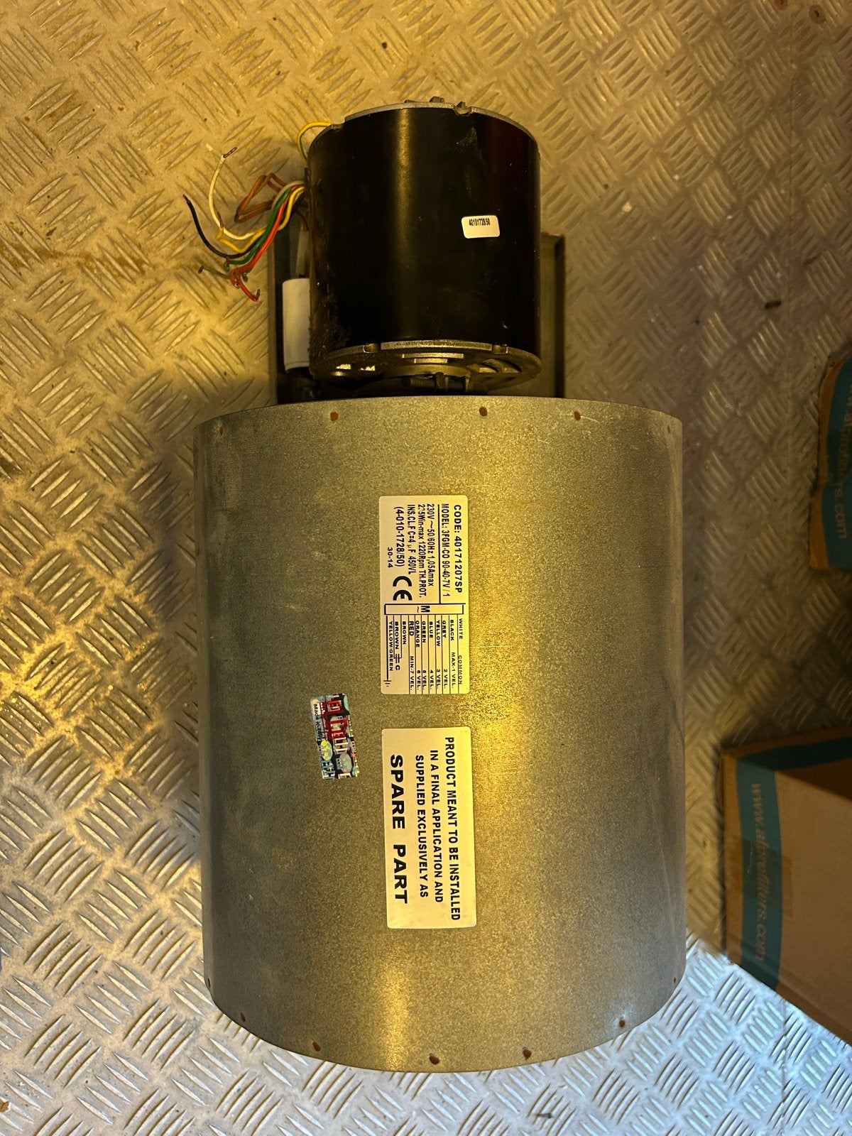 ELCO ventilatormotor 3FGM-CO 90-40-7V/1 – 230V, Ophalen of Verzenden, Gebruikt