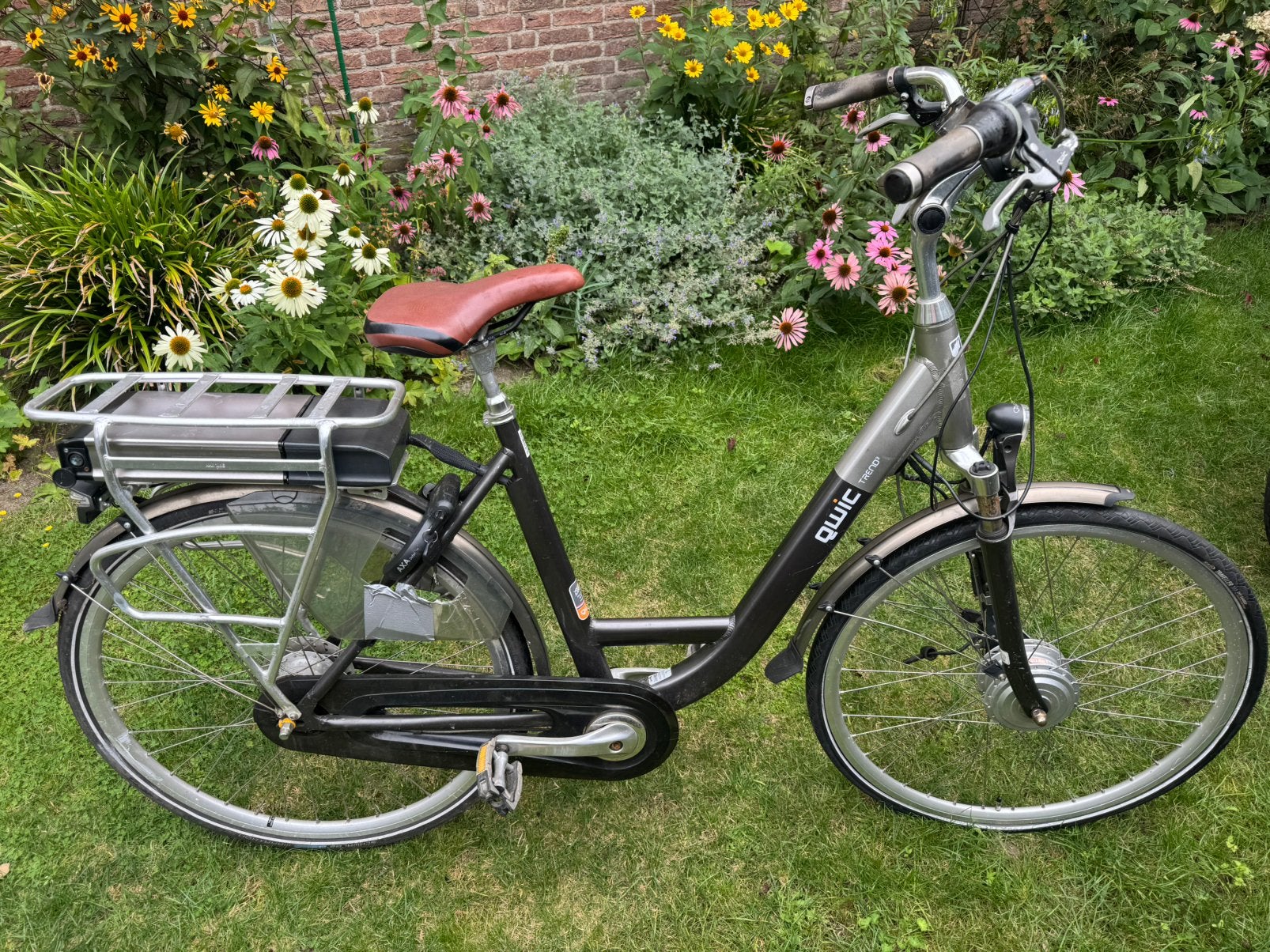 QWIC Elektrische fiets opknappertje, Fietsen en Brommers, Gebruikt, Velgrem, Versnellingen, 50 tot 53 cm