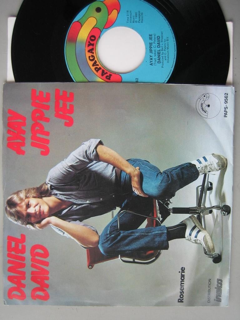 Daniel David - Ajay jippe jee ( papagayo ), Gebruikt, 7 inch, Single, Ophalen of Verzenden