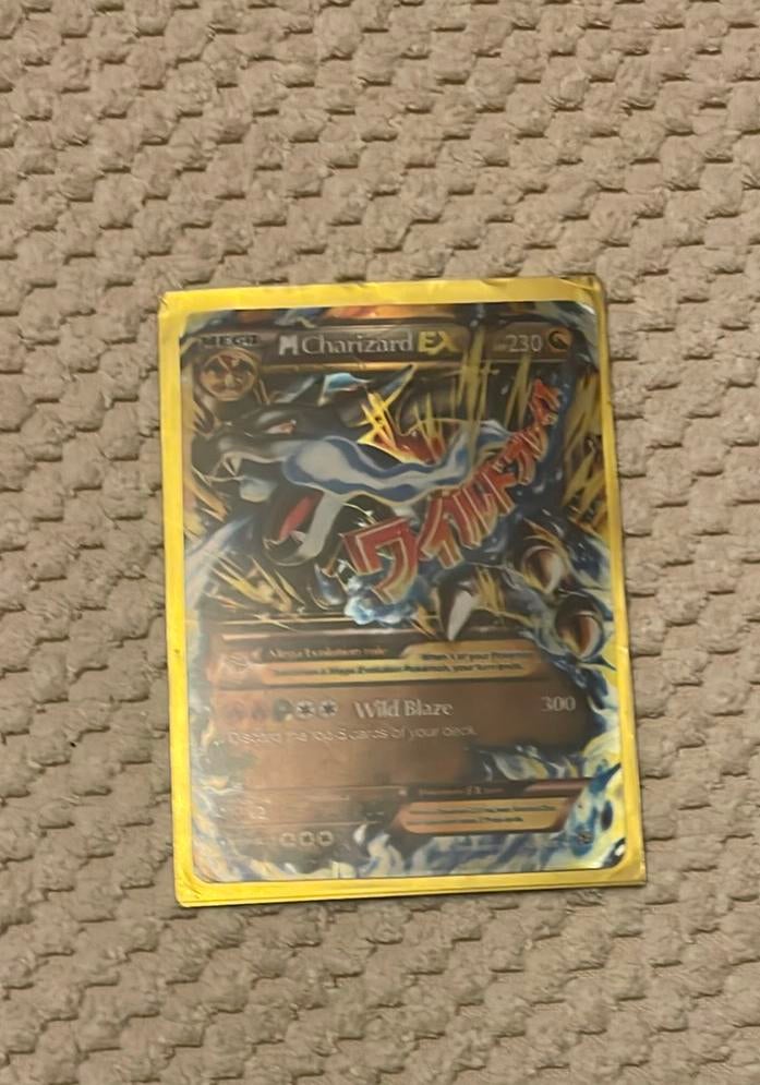 Pokémon kaart M Charizard EX flashing fire, Verzenden, Nieuw, Losse kaart