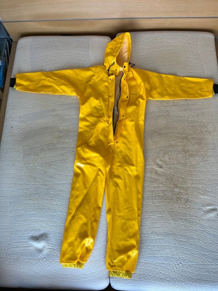 Farmerrain Opalo overall geel maat M (nieuwstaat), Ophalen, Zo goed als nieuw, Overall, Farmerrain