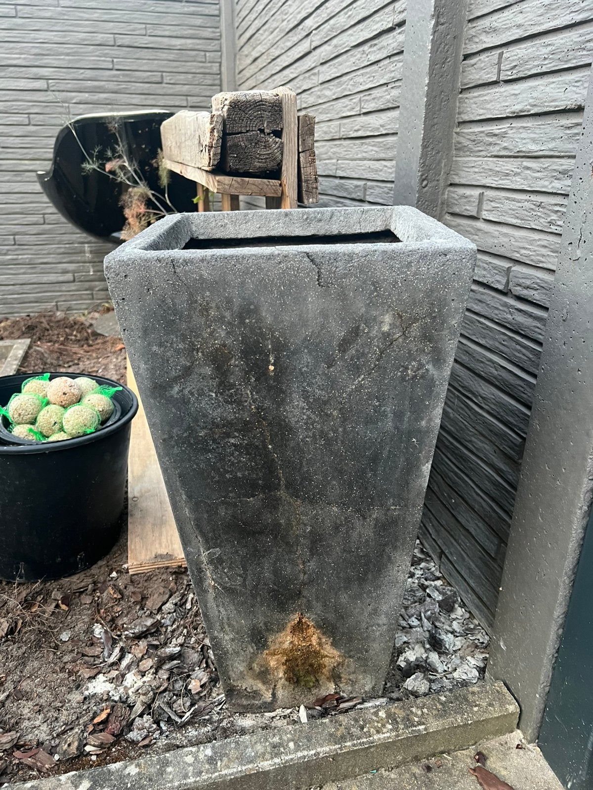 Bloempot hoog, Tuin en Terras, Ophalen, Zo goed als nieuw, Waterornament