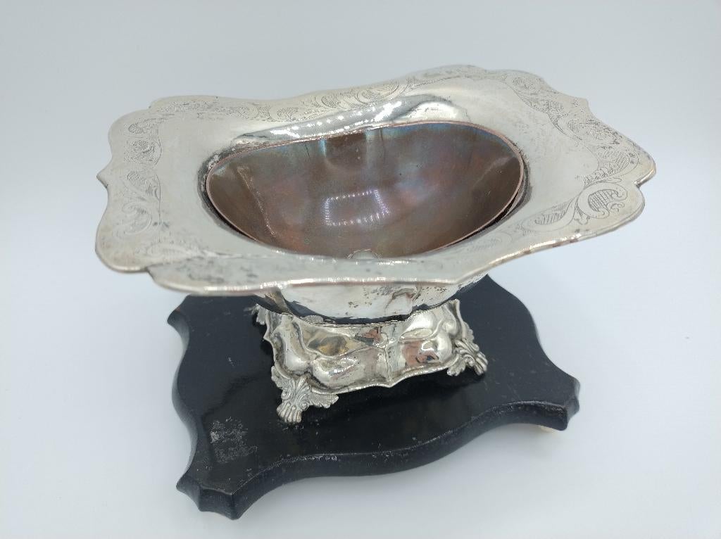Zilveren pijpkomfoor, C.J. Brunings uit Joure, 1863, Antiek en Kunst, Verzenden, Zilver