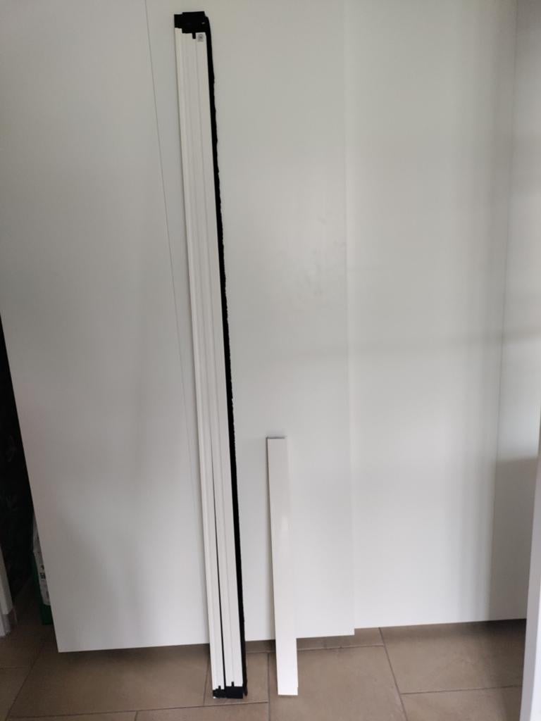 Plisséhordeur 1.96 x 0.80 m, Doe-het-zelf en Verbouw, Deuren en Horren, Ophalen, Binnendeur, Minder dan 200 cm