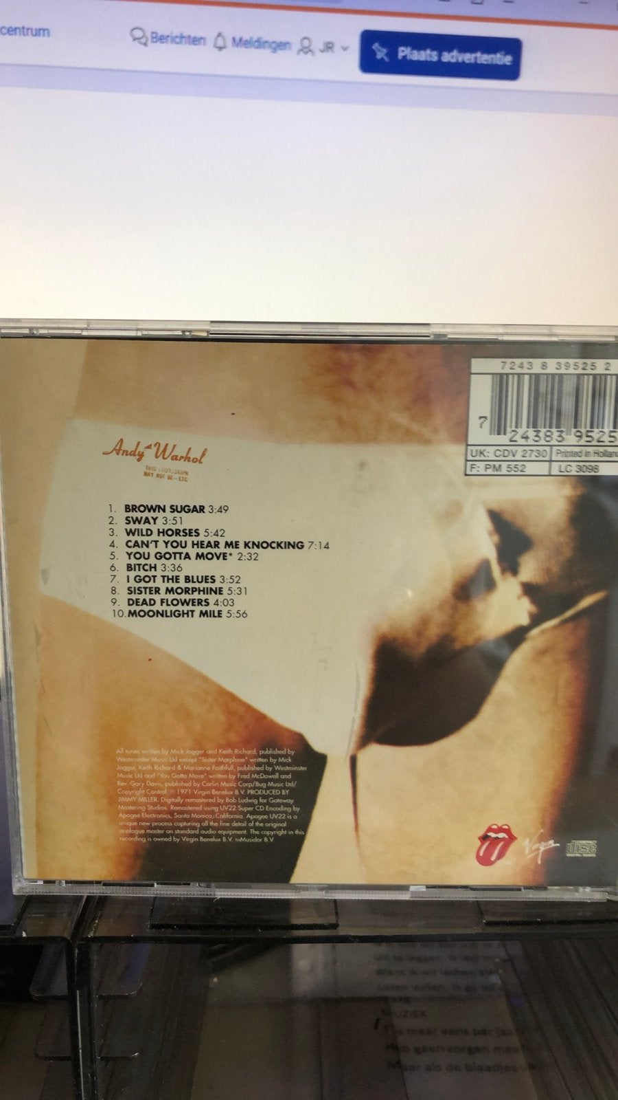 The Rolling Stones CD's - Sticky Fingers, Hot Rocks, Out of, Cd's en Dvd's, Gebruikt, Ophalen of Verzenden, Remastered, Classic Rock