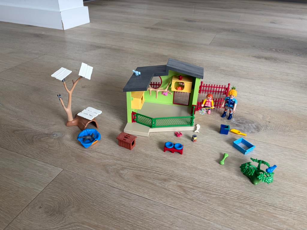 Playmobil katten opvang, Ophalen of Verzenden, Zo goed als nieuw