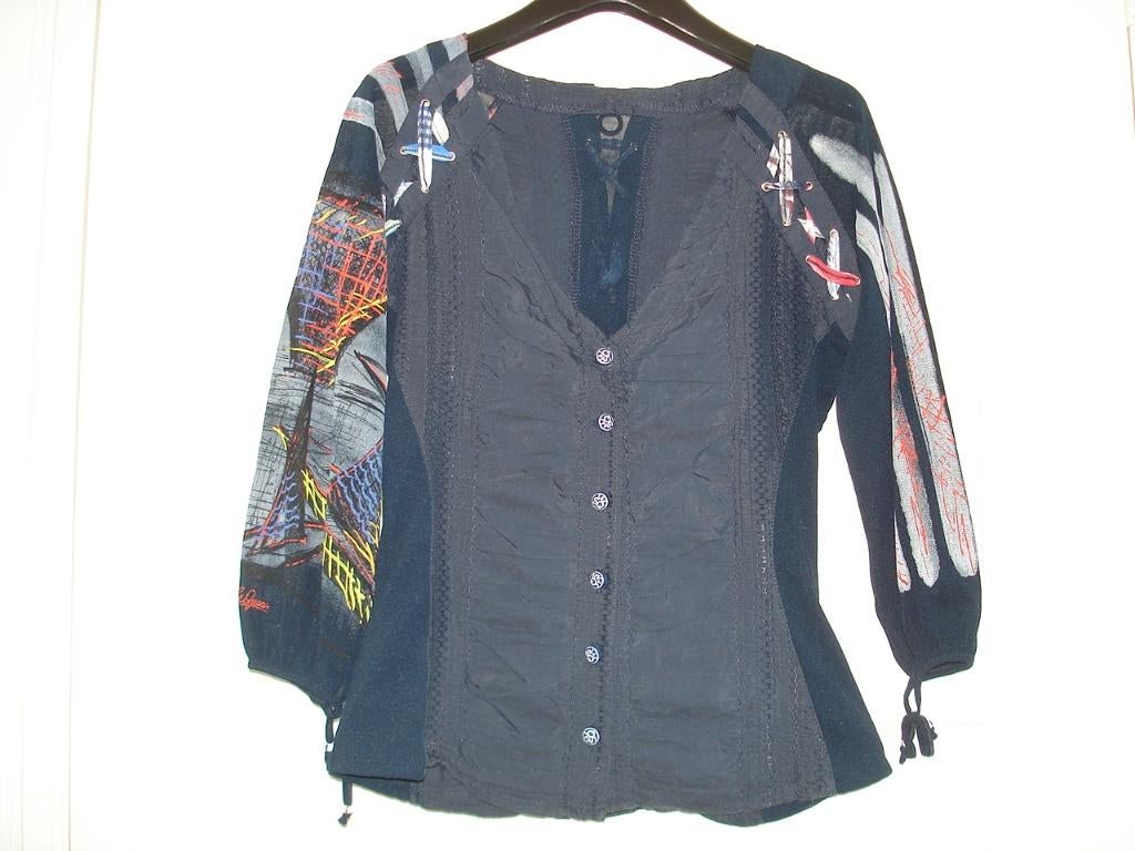 Save the Queen vest donkerblauw maat M, Kleding | Dames, Ophalen, Nieuw, Maat 38/40 (M), Blauw