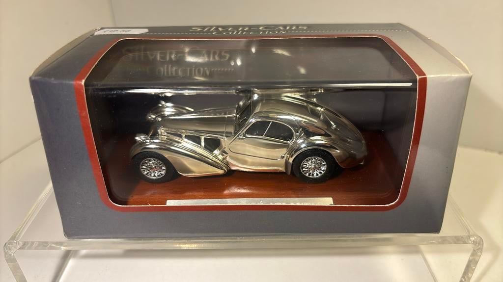 Bugatti coupe atlantic zilver atlas 1.43, Overige merken, Auto, Ophalen of Verzenden, A