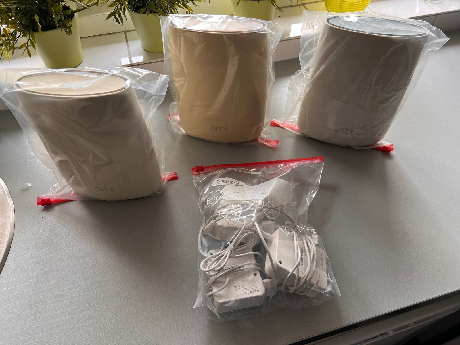 Netgear ORBI set AC3000 Tri-band Mesh Wifi, Ophalen, Gebruikt