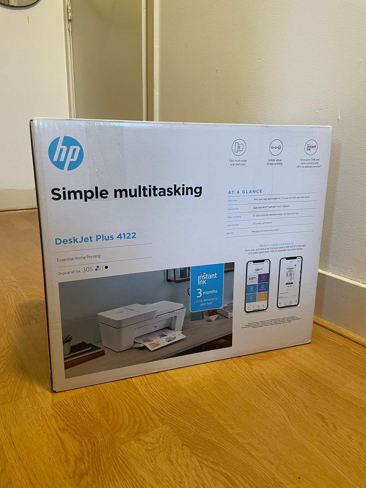 HP DeskJet Plus 4122 All-in-One Printer - Zo goed als nieuw, Ophalen, Inkjetprinter, All-in-one, Kleur printen