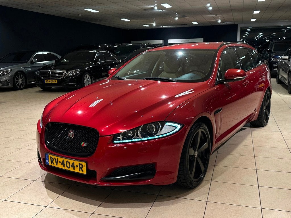 Jaguar XF Sportbrake 3.0D V6 S Prestige|Keyless|Leder|Camera, Euro 5, Achterwielaandrijving, Gebruikt, Beige