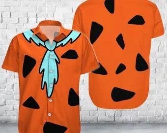 Flinstones blouse maat 4xl, Carnaval, Onbekend, Overige maten, Ophalen of Verzenden