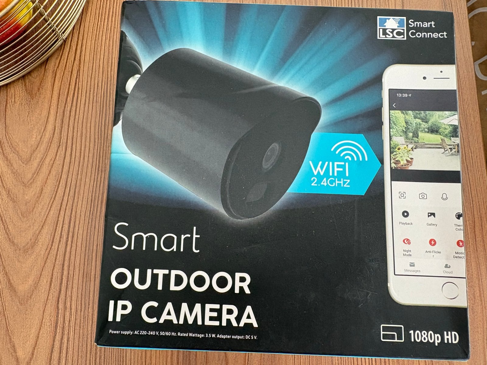 Smart LSC Connect Outdoor IP Camera 1080p HD WiFi, Ophalen of Verzenden, Nieuw, Buitencamera