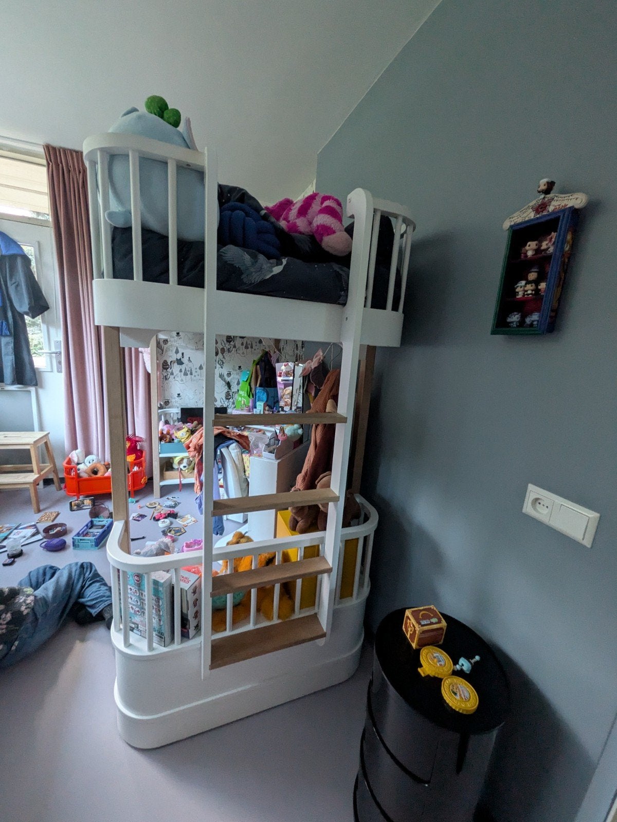 Oliver Furniture Hoogslaper 90x200 cm, Ophalen, Eenpersoons, Zo goed als nieuw, 200 cm