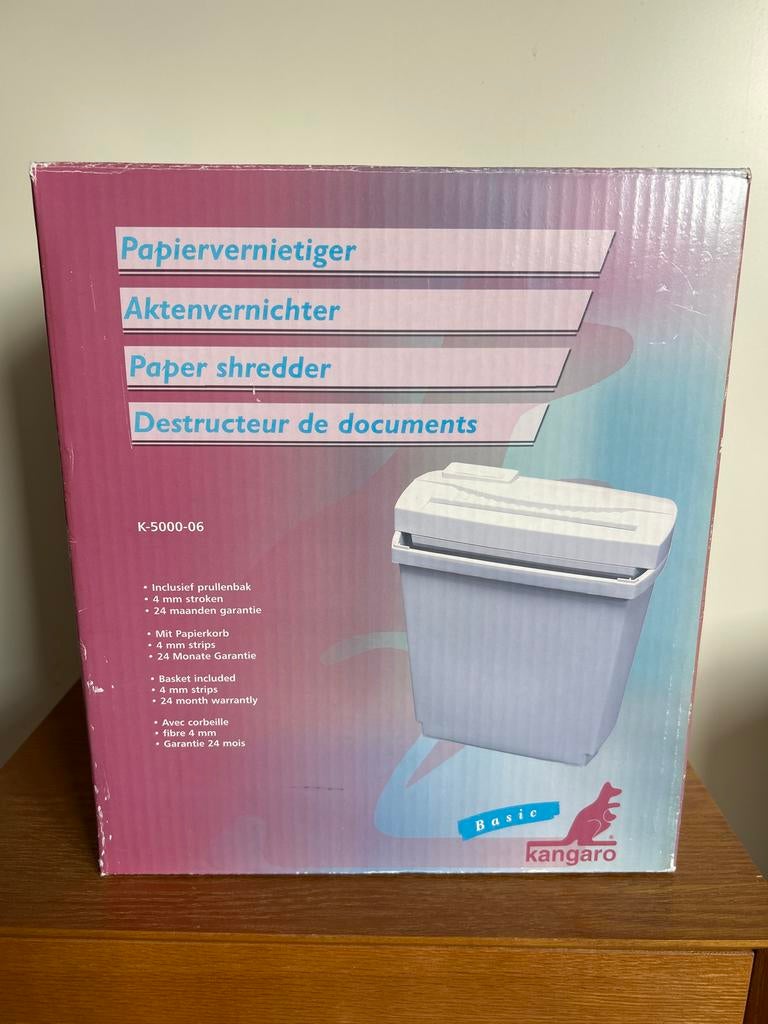 Kangaroo papiervernietiger K-5000-06, Diversen, Papierwaren, Gebruikt, Ophalen
