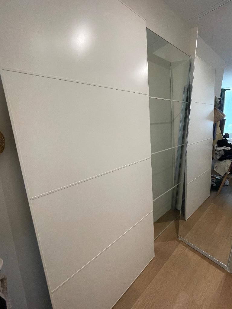Gratis IKEA PAX schuifdeuren, Huis en Inrichting, Kasten | Kledingkasten, Ophalen, Gebruikt, 200 cm of meer, 200 cm of meer