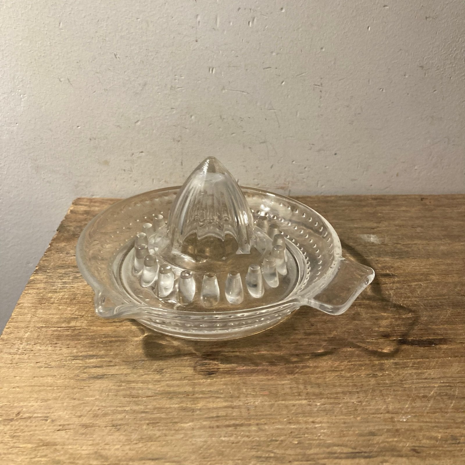 Vintage Glazen Citruspers - Charmant & Functioneel, Antiek en Kunst, Ophalen of Verzenden