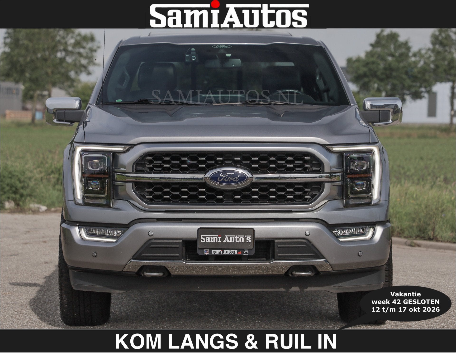 Ford USA F-150 PLATINUM | MASSAGE | PANO | €49950,- excl |, Auto's, Automaat, Gebruikt, Met garantie (alle), Vierwielaandrijving