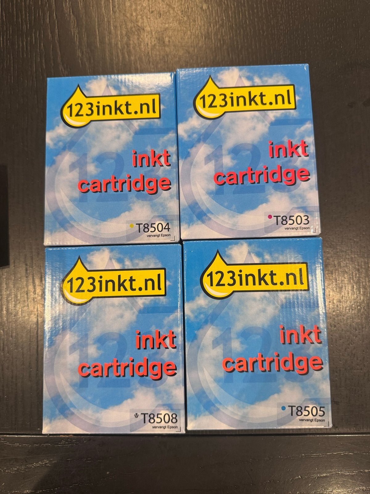 Inktcartridges voor Epson (4 stuks), Ophalen of Verzenden, Nieuw, Cartridge