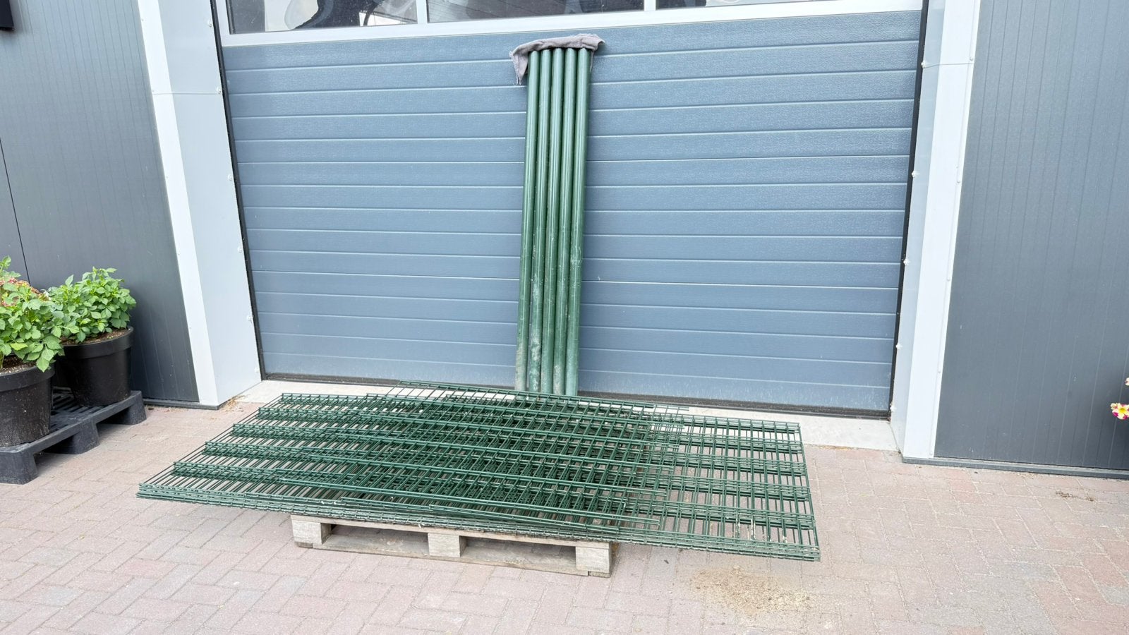 Dubbelsstaafs hekwerk, Ophalen, Minder dan 3 meter, IJzer, 1 tot 2 meter