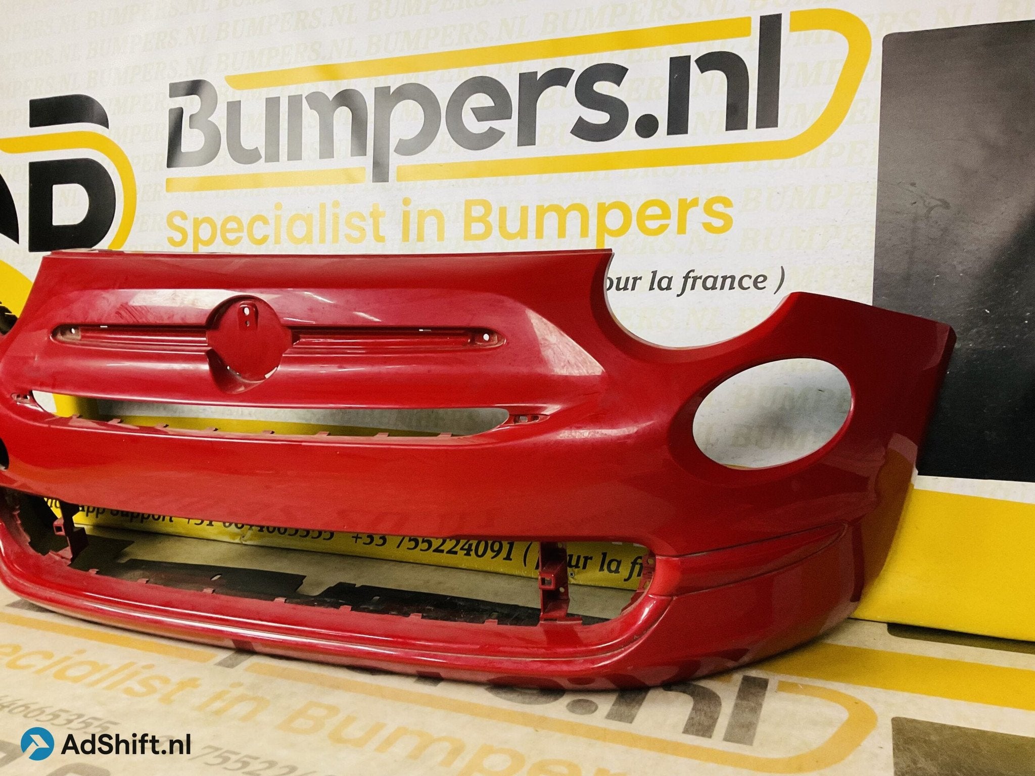 BUMPER Fiat 500 Facelift 2016-2021 VOORBUMPER 2-B8-6654z, Bumper
