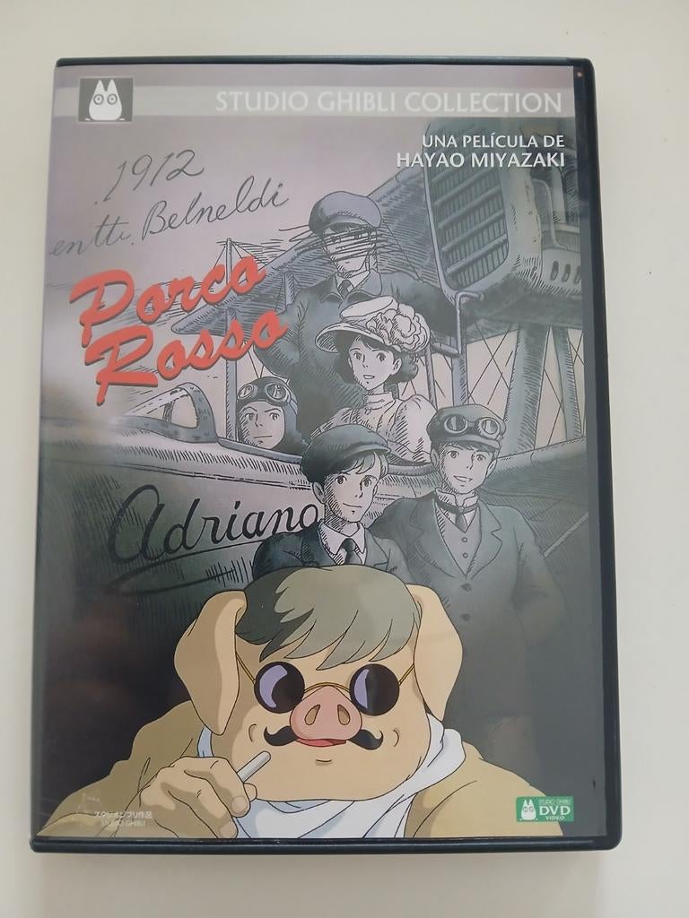 Porco Rosso Studio Ghibli Collection DVD (Spaans/Japans), Vanaf 6 jaar, Ophalen of Verzenden, Gebruikt, Overige genres