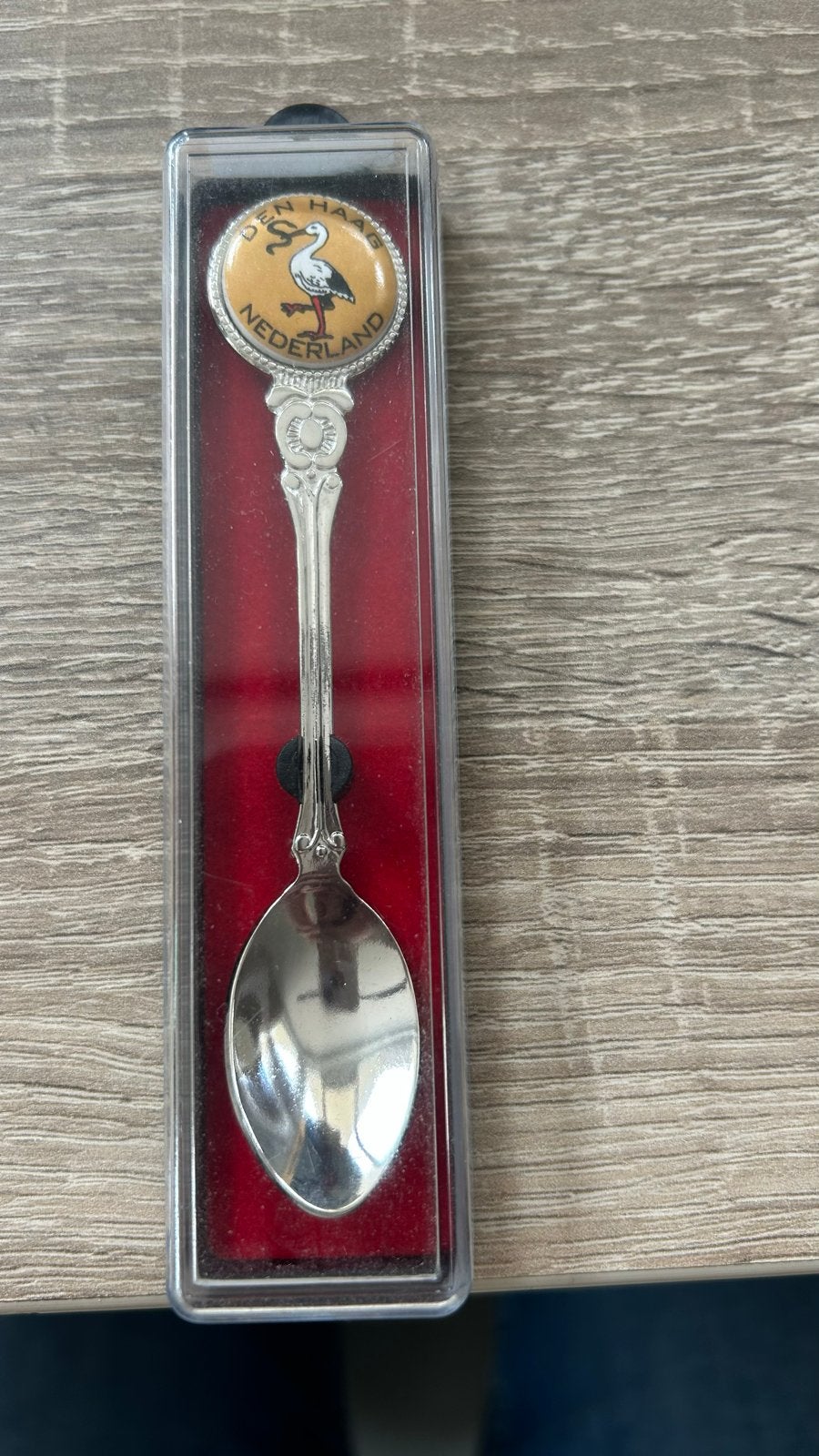Souvenirlepel Den Haag Nederland Ooievaar, Ophalen of Verzenden, Nieuw
