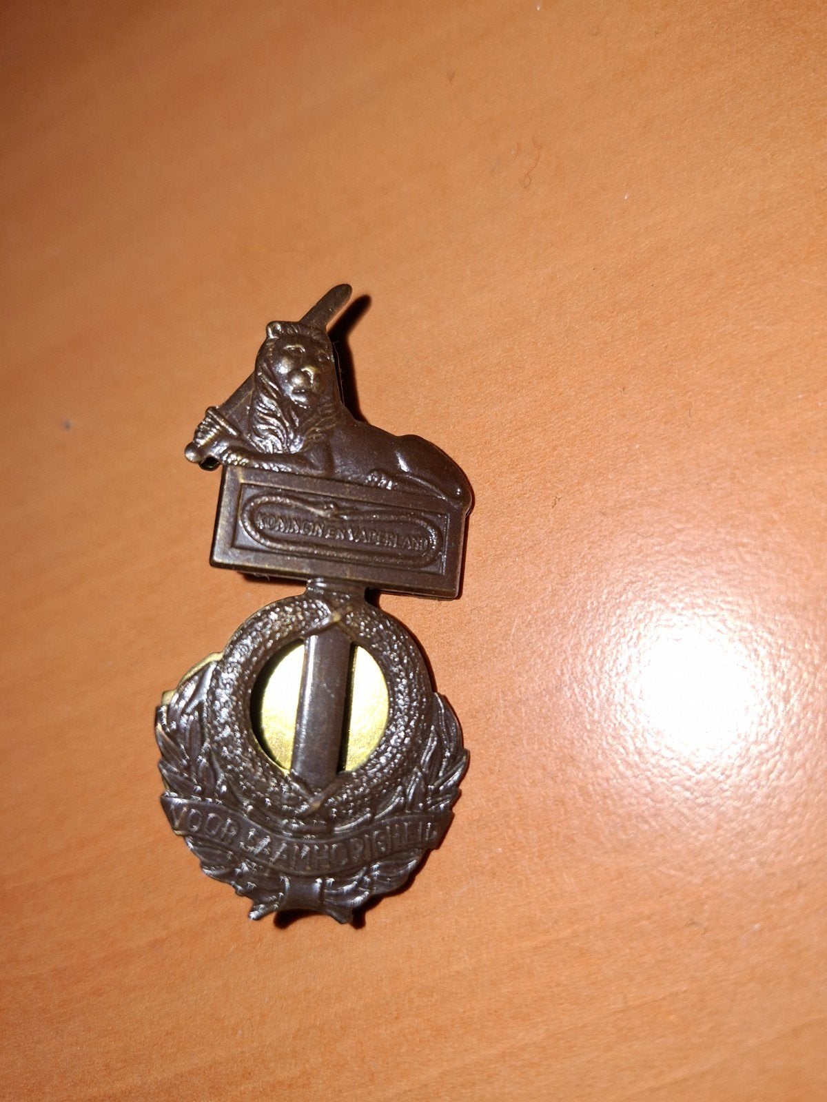 speld groepswaardering, Ophalen of Verzenden, Landmacht, Nederland, Embleem of Badge