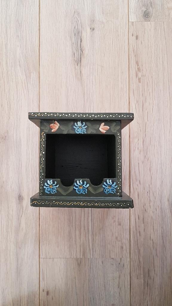 Stoofje Hindeloopen 15L x 15B x 14H, Antiek en Kunst, Ophalen of Verzenden