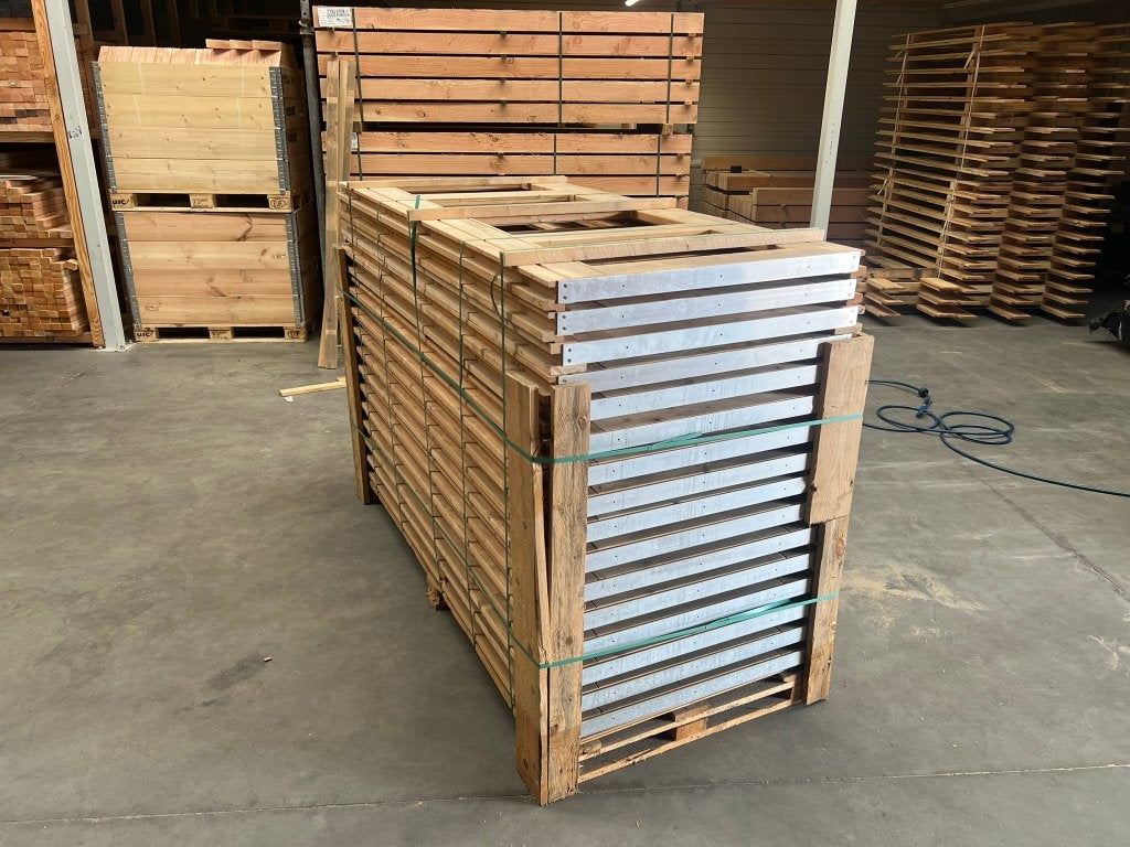 Vuren Enkele Deuren 4-Ruits Links Draaiend 90 x 199 cm, Doe-het-zelf en Verbouw, Deuren en Horren, Ophalen, 80 tot 100 cm, Binnendeur
